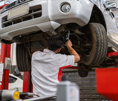 vehicle suspension repair and maintenance service.
